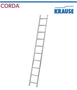 Професионална еднораменна алуминиева стълба KRAUSE CORDA 1x10, 2.75m